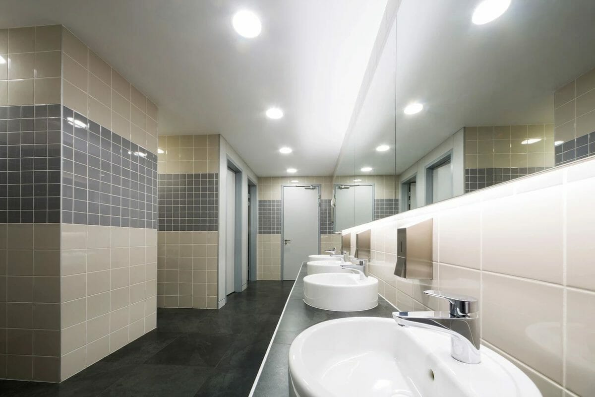 Commercial Restroom Cleaning Tips 9, Best Tile For Commercial Bathroom