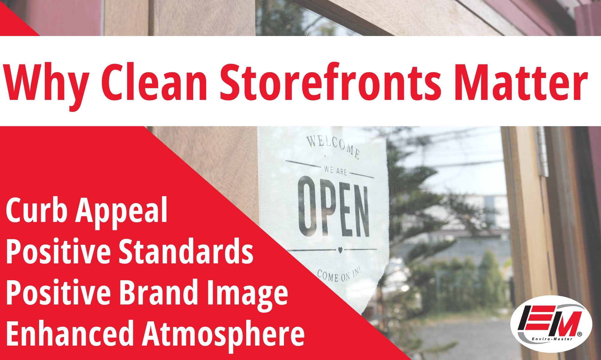 why clean storefronts matter